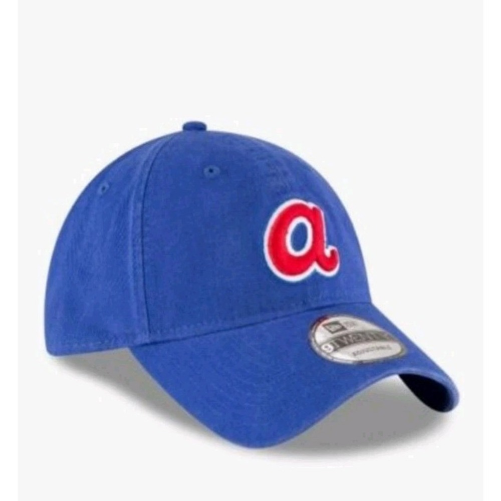 47 Brand Atlanta Braves Clean Up Royal Blue Adjustable Strap Hat Dad Cap MLB